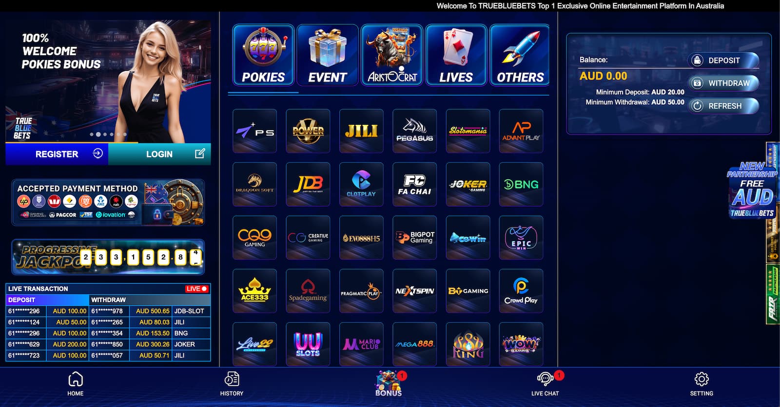 TrueBlue Casino